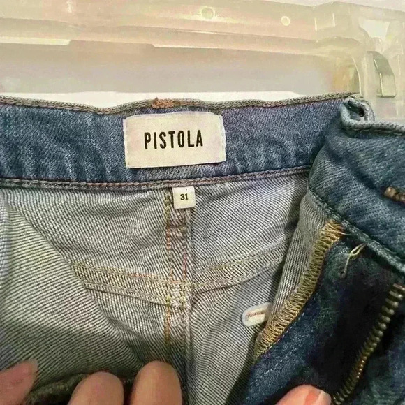 Pistola Mid Rise Denim Shorts Size 31 - Picture 4 of 13